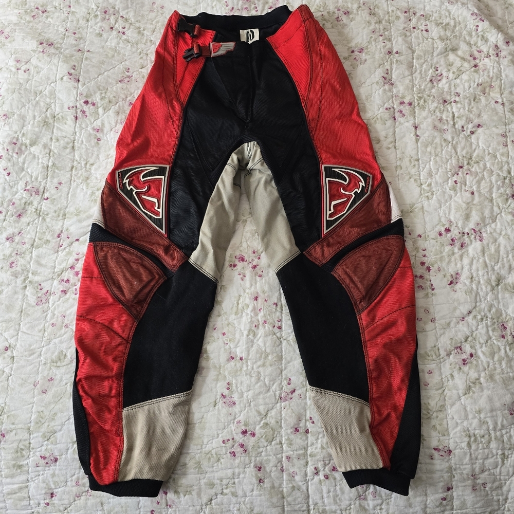 Thor MX Red and Black Motocross Pants Size 28